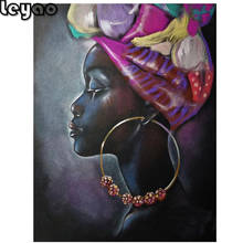 diy Diamond Painting African woman Picture Of Rhinestones Full Square Diamond Mosaic Sets Diamond Embroidery black girl room art 2024 - buy cheap