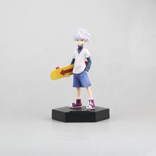 Caçador de animes japoneses x, figuras de caçador kilua zodyck skate ver. Boneco colecionável de pvc, estátua de brinquedo de 19cm, modelo novo com caixa 2024 - compre barato