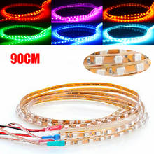 1x 90CM Car Decorative Flexible LED Strip Light Car LED Daytime Running Light Waterproof Car LED Strip Light DRL Strip 12V 2024 - buy cheap