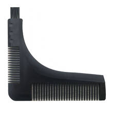 Colorful moustache moulding comb moulding ruler Symmetry Trimming Beard Shaper Styling Shaping Comb Barber Tool 2024 - buy cheap