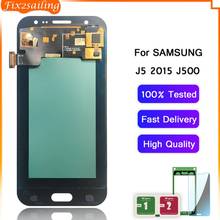 100% Tested Working AMOLED LCD Display Touch Screen Assembly For Samsung Galaxy  J5 2015 J500 J500F J500FN J500H J500M 20pins 2024 - buy cheap