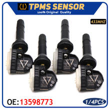 Sensor tpms sistema de monitoramento da pressão dos pneus, compatível com opel ampera-e antara, parafuso karl mokka viva 2006-2009 13598773 mhz tp3040050 2024 - compre barato