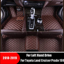 Car Floor Mats For Toyota Land Cruiser Prado 150 2018 2019 5 Seats Custom Carpets Interior Automobile Accessories 2024 - buy cheap