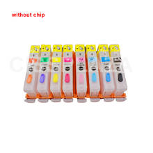 Cartucho de tinta recargable sin chip cisspiza 8 Uds compatible con CANON IP8500 i9950 i9900 CLI-6 2024 - compra barato