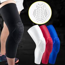 1pc Sports Long Knee Pad Sleeve Anti-bump Breathable Thermal Leg Support Patella Protector Outdoor Gym Basketball Sportswear 2024 - buy cheap