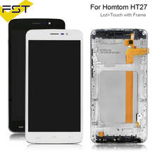 5.5''For Homtom HT27 LCD Display+Touch Screen Digitizer Assembly with Frame For Homtom HT27 Accessory+Tools+Adhesive 2024 - buy cheap