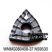 WNMG WNMG080404 WNMG080408 WNMG080404-37 NS9530, torneado de carburo de tungsteno, insertos, herramientas de torno, WNMG080408-37 2024 - compra barato