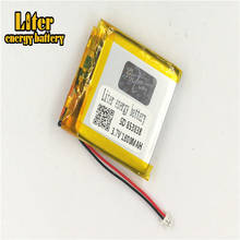Conector 2 pinos 1.25mm 3.7v 853838 1800mah bateria de li-polímero recarregável de alta qualidade 2024 - compre barato