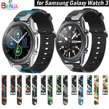 Pulseira esportiva colorida de silicone, 20/22mm, pulseira de relógio para samsung galaxy watch 3 41mm 45mm/para huawei watch gt 2 46mm 42mm 2024 - compre barato