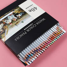 Juego de lápices de acuarela de 24/36/48 colores para niños, Set de lápices de colores al agua para pintar BOCETOS 2024 - compra barato