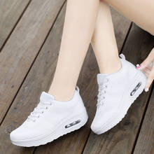 MWY-Zapatillas con plataforma transpirable para Mujer, Zapatos cómodos e informales, color blanco, para caminar 2024 - compra barato