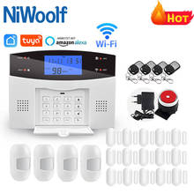 Tuya Wifi GSM Alarm System With 433MHz Wireless/Wired Sensor Smart Home PSTN Alarm Russian,Spanish,France,Italian,English  Voice 2024 - buy cheap