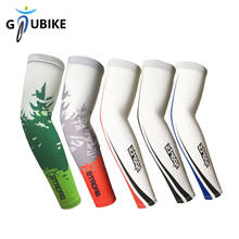 GTUBIKE Cycling Arm Sleeves Breathable UV Protection Fitness Armguards Printed Elbow Pad  Sports Cycling Arm Warmers 2024 - buy cheap