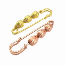 75mm Gold Safety Pins Larger Safety Pins Beautiful Design Safety Pins Kilt Pins Bar Pins With Bells Apparel Accessories DIY 2024 - buy cheap