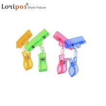 8 X 11 Cm Plastic Translucence Green Blue Orange Rose Red Pop Memo Note Price Label Sign Info Name Card Picture Photo Clip Hold 2024 - buy cheap