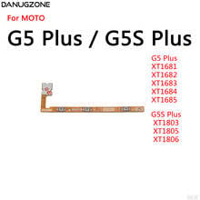 10 шт./лот для Motorola MOTO G5 Plus XT1682/G5S Plus XT1803 кнопка включения и кнопка включения/выключения громкости гибкий кабель 2024 - купить недорого