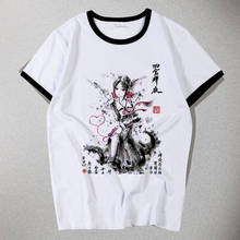 Fantasia de cosplay kaguya-sama: love is war, kaguya shinomiya, camiseta larga de manga curta para verão, pulôver casual unissex 2024 - compre barato