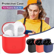 Bluetooth Earphone Protection Case For Realme Buds Air Portable Sports Headset Silicone Protective Box for Anti-fall Dust-proof 2024 - buy cheap