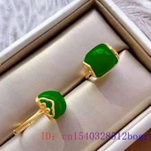 Natural Hetian Jade Ring Women for Fashion Jewelry Chalcedony Amulet 925 Silver Gifts 2024 - buy cheap