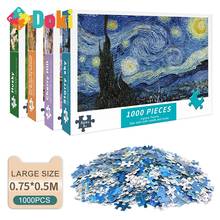 Doki Toy Puzzles 1000 Pieces Paper Jigsaw Puzzles Educational Intellectual Decompressing DIY Large Puzzle Game Toys Gift 2024 - buy cheap