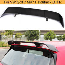 Spoiler de teto traseiro para janela de volkswagen, vw golf 7 vii mk7 hatchback gti r 14-17, aerofólio de fibra de carbono/frp 2024 - compre barato