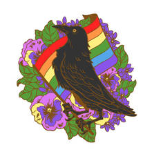 Pride raven enamel pin 2024 - buy cheap