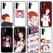 Haikyuu!! Capa macia engraçada satori tentou, capa para huawei p30 lite p40 p20 pro mate 20 10 lite p smart 2021 2019 2024 - compre barato