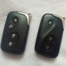 Чехол для ключей DAKATU без ключа 3/4 кнопки смарт-карты для Lexus ES350 LS460 GS350 IS RX SC с аварийным ключом 2024 - купить недорого