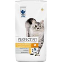 Perfect Fit корм для взрослых кошек всех пород, чувствительное пищеварение, индейка 10 кг 2024 - купить недорого