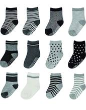 24Pc=12pairs Cotton Baby Socks Rubber Slip-resistant Floor Socks Small Kid's Socks 1--3years 2024 - buy cheap