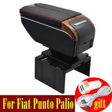 Reposabrazos para Fiat Punto Palio Brava, caja de almacenamiento con doble puerta, consola central con 7 puertos usb, reposabrazos 2024 - compra barato
