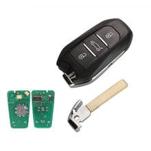 Wilongda chave remota keyless 3 botão chave do carro 434mhz id46 pcf7945/7953 (hitag2) chip para citroen-508 chave automática 2024 - compre barato