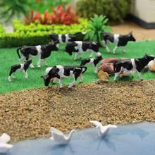 32pcs HO Scale painted Farm Animals Cows 8 different poses Model Railway 1:87 scale model animals P8714 model building kit 2024 - buy cheap