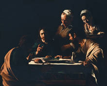 figurative art posters canvas painting portrait pictures mural prints art Imagich Top 100 prints Supper at Emmaus  By Caravaggio 2024 - buy cheap