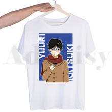 Camisetas de Anime japonés Yuri on Ice BL Yaoi para hombres, ropa de moda de Manga de dibujos animados, camisetas de verano, ropa de calle Harajuku divertida 2024 - compra barato