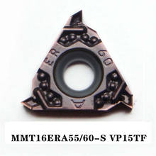 MMT-MMT16ERA55-S VP15TF 100% Original, inserto de carburo de inserción de torno CNC, importado de Japón, calidad 16ERA55, 10 Uds. 2024 - compra barato