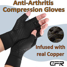 Compression Arthritis Gloves Fit Carpal Tunnel Joint Pain For Men Women Health Compression Gloves Перчатки Без Пальцев #25 2024 - buy cheap