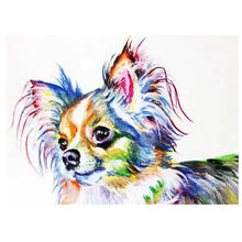Pintura de diamante 5D Diy, bordado de perro Chihuahua, kits de punto de cruz para mascotas, diamantes de imitación, pictureZP-2675 2024 - compra barato
