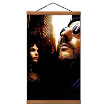 Leon Movie Posters Wall Art Scroll Canvas Paintings With Magnetic Solid Wood For Living Room Decor 2024 - buy cheap