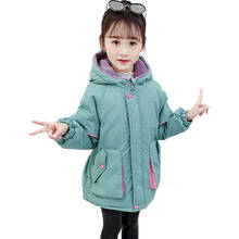 Girls Jacket Outerwear Solid Girl Coat Casual Style Outerwear For Children Autumn Winter Children's Clothing Girl 2024 - buy cheap