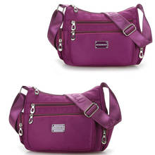 Women Multi-Functional Handbag High Quality Durable Waterproof Women's Shoulder Bag Light Nylon Fabric Messenger Bag Female 2024 - buy cheap