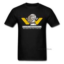 Мужская футболка со строительными мирами Weyland Yutani, футболка, одежда на заказ, винтажные топы, футболки с мутантами Баг 2024 - купить недорого