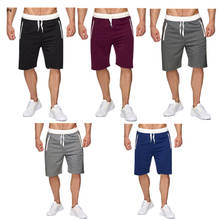 Fashion Running Shorts Men Training Marathon Solid color Fitness Gym Casual  Sport Shorts With Pocket Plus Running Shorts Jogger 2024 - buy cheap