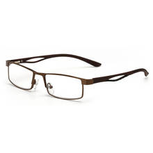 Metal meio quadro óculos de leitura presbiopia óculos mulher homem fadiga gafas + 1.0 + 1.5 2.0 2.5 3.0 + 3.5 4.0 + leitor 2024 - compre barato