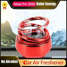 Solar Rotate Car Perfume Air Freshener Aromatherapy Auto Fragrance Car Freshener decoration Ornament Car Accessories 2024 - buy cheap