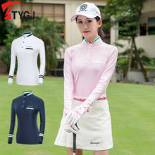 Pgm Golf Shirts Women Long Sleeve Golf Clothes Ladies Breathable Golf Apparel Sportswear for Outdoor Quick Dry Tops 2024 - buy cheap