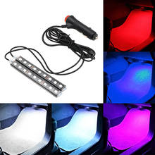 2pcs Auto Atmosphere Lamps Car LED Dash Floor Foot Strip Light Car-Styling Cigarette Lighter Adapter Interior Decorative Lamp 2024 - buy cheap