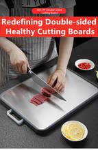 Quality stainless steel chopping board, double-sided cutting board, thickened PP cutting board home kitchenware 2024 - buy cheap