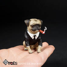 In Stock 1/6 AS032 Starling Cigar Dog Pet animal Model Toys Figure Scene Tool Accesories for 12'' Action Figure Accessory 2024 - buy cheap
