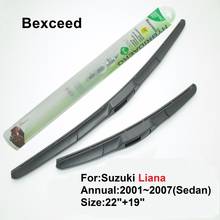 Hybrid Wiper Blade For Suzuki Liana (Sedan) 22"+19"essuie glaces Bexceed of Car Windshield Windscreen 2001~2007 2024 - buy cheap